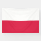 Banderoles Drapeau de Pologne (Horizontal)