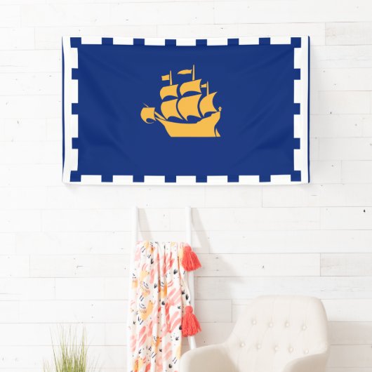 Banderoles Drapeau de QUÉBEC (En situation)