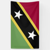 Banderoles Drapeau de Saint-Kitts-et-Nevis (Vertical)