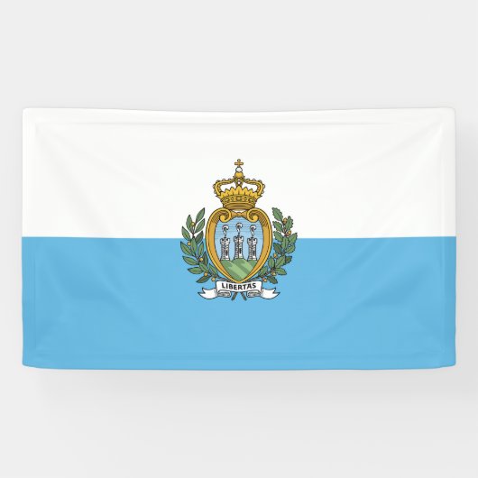 Banderoles Drapeau de Saint-Marin (Horizontal)