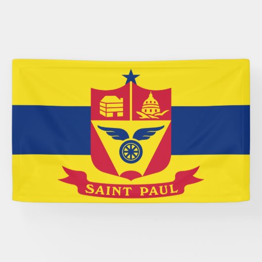 Banderoles Drapeau de Saint Paul (Minnesota) (Horizontal)