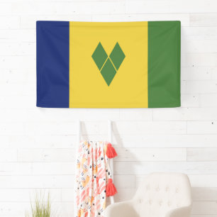Banderoles Drapeau de Saint-Vincent-et-les Grenadines