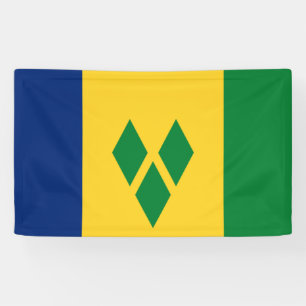 Banderoles Drapeau de Saint-Vincent-et-les Grenadines