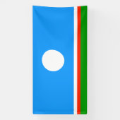 Banderoles Drapeau de Sakha (Verticale)
