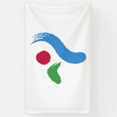Banderoles Drapeau de Séoul (Corée du Sud) (Vertical)