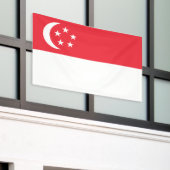 Banderoles Drapeau de Singapour (Bâtiment extérieur)