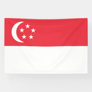Banderoles Drapeau de Singapour