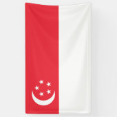 Banderoles Drapeau de Singapour (Vertical)