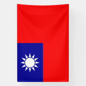 Banderoles Drapeau de Taïwan (Verticale)