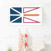 Banderoles Drapeau de Terre-Neuve-et-Labrador (Canada) (En situation)