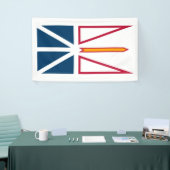 Banderoles Drapeau de Terre-Neuve-et-Labrador (Canada) (Salon professionnel)