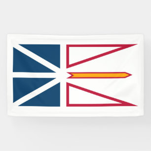 Banderoles Drapeau de Terre-Neuve-et-Labrador (Canada)