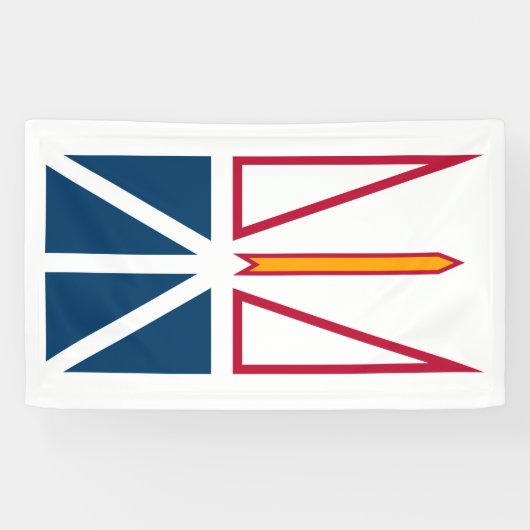 Banderoles Drapeau de Terre-Neuve-et-Labrador (Canada) (Horizontal)