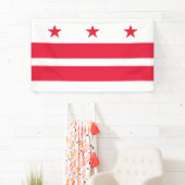 Banderoles Drapeau de Washington D.C. (District de Columbia) (En situation)