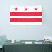Banderoles Drapeau de Washington D.C. (District de Columbia) (Salon professionnel)