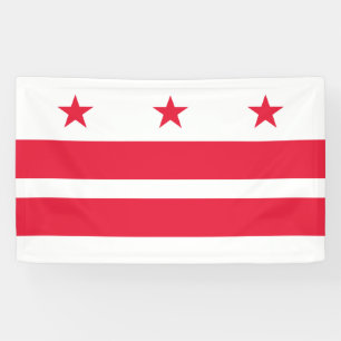Banderoles Drapeau de Washington D.C. (District de Columbia)
