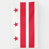 Banderoles Drapeau de Washington D.C. (District de Columbia) (Vertical)