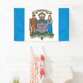 Banderoles Drapeau d'Edmonton (Alberta, Canada) (En situation)