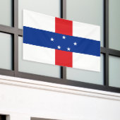 Banderoles Drapeau des Antilles Pays-Bas (Bâtiment extérieur)