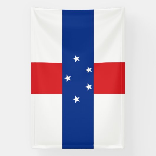 Banderoles Drapeau des Antilles Pays-Bas (Verticale)