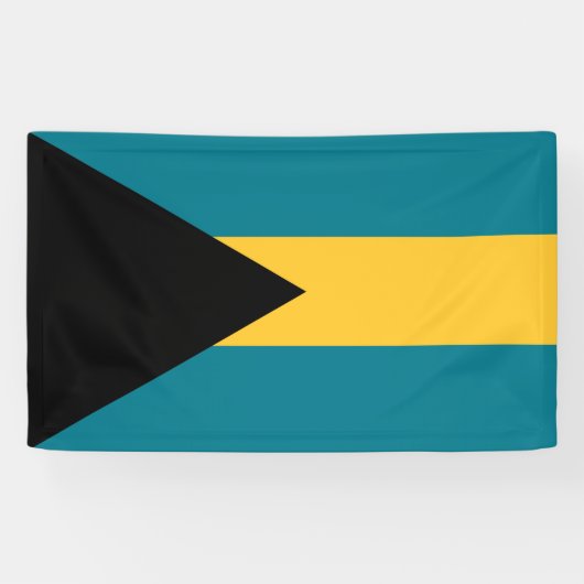Banderoles Drapeau des Bahamas (Horizontal)