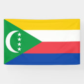Banderoles Drapeau des Comores (Horizontal)