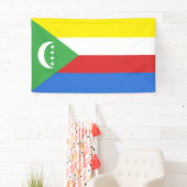 Banderoles Drapeau des Comores (En situation)