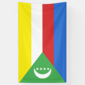 Banderoles Drapeau des Comores (Vertical)