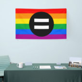 Banderoles Drapeau des droits gays (Salon professionnel)