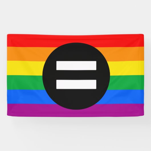 Banderoles Drapeau des droits gays (Horizontal)