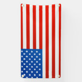 Banderoles Drapeau des États-Unis (Verticale)
