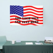 Banderoles Drapeau des Etats-Unis d'Amérique - vos idées (Salon professionnel)