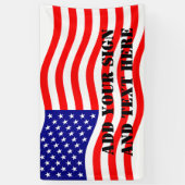 Banderoles Drapeau des Etats-Unis d'Amérique - vos idées (Vertical)