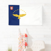 Banderoles Drapeau des îles Açores (En situation)