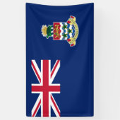 Banderoles Drapeau des îles Caïmans (Vertical)