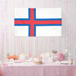 Banderoles Drapeau des îles Féroé
