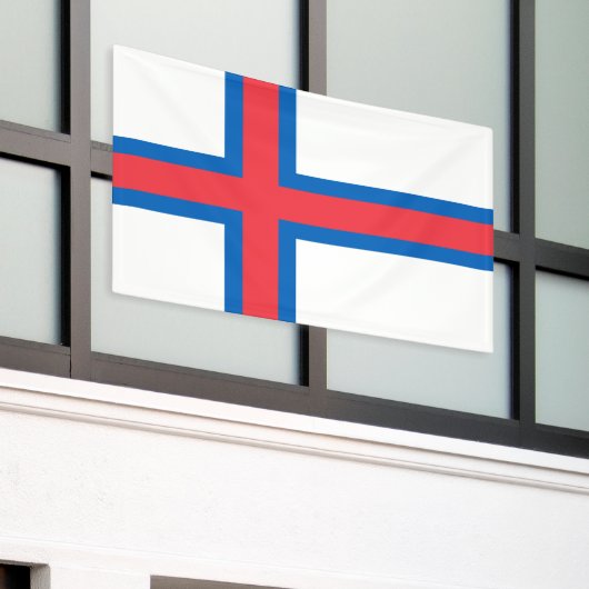 Banderoles Drapeau des îles Féroé (Bâtiment extérieur)