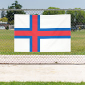Banderoles Drapeau des îles Féroé (Insitu)