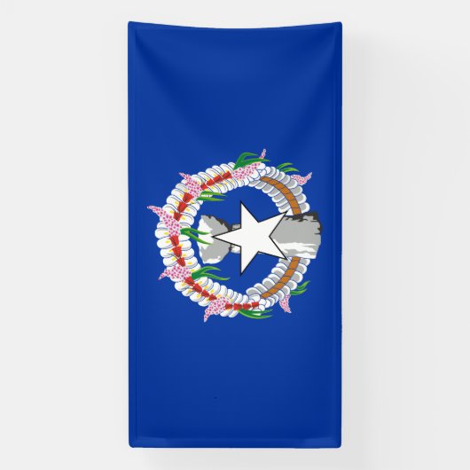 Banderoles Drapeau des îles Mariannes du Nord (Verticale)