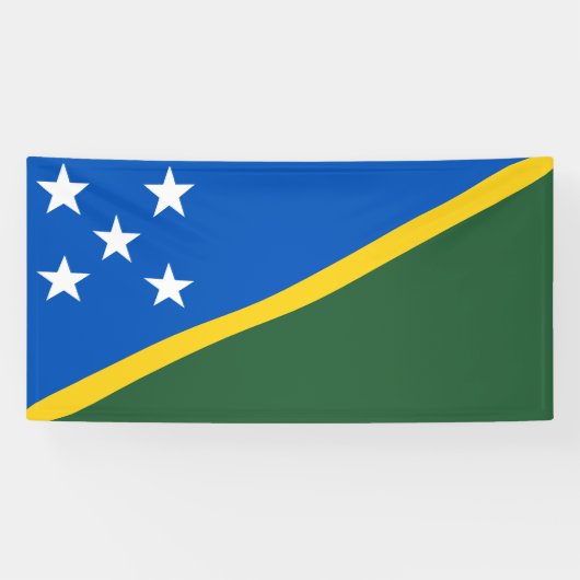Banderoles Drapeau des Îles Salomon (Horizontal)