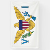 Banderoles Drapeau des îles Vierges américaines (Vertical)