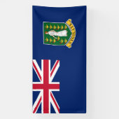 Banderoles Drapeau des îles Vierges britanniques (Verticale)