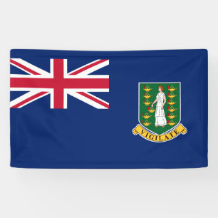 Banderoles Drapeau des îles Vierges britanniques (BVI)