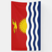 Banderoles Drapeau des Kiribati (Vertical)