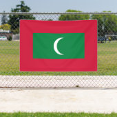 Banderoles Drapeau des Maldives (Insitu)