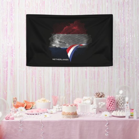Banderoles Drapeau des Pays-Bas (Fête)