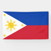 Banderoles Drapeau des Philippines (Horizontal)