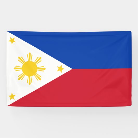 Banderoles Drapeau des Philippines (Horizontal)