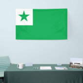 Banderoles Drapeau d'espéranto, (Salon professionnel)