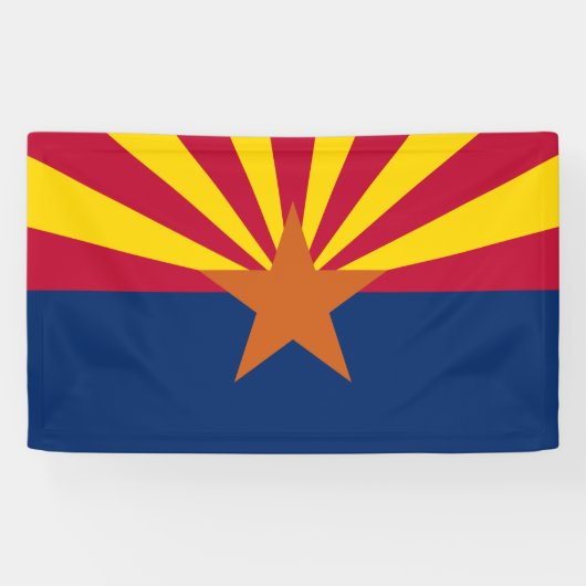 Banderoles Drapeau d'État de l'Arizona (Horizontal)